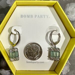 ✨ Bomb Party “Incredible Feeling” Earrings – Pacific Opal Glow! ✨